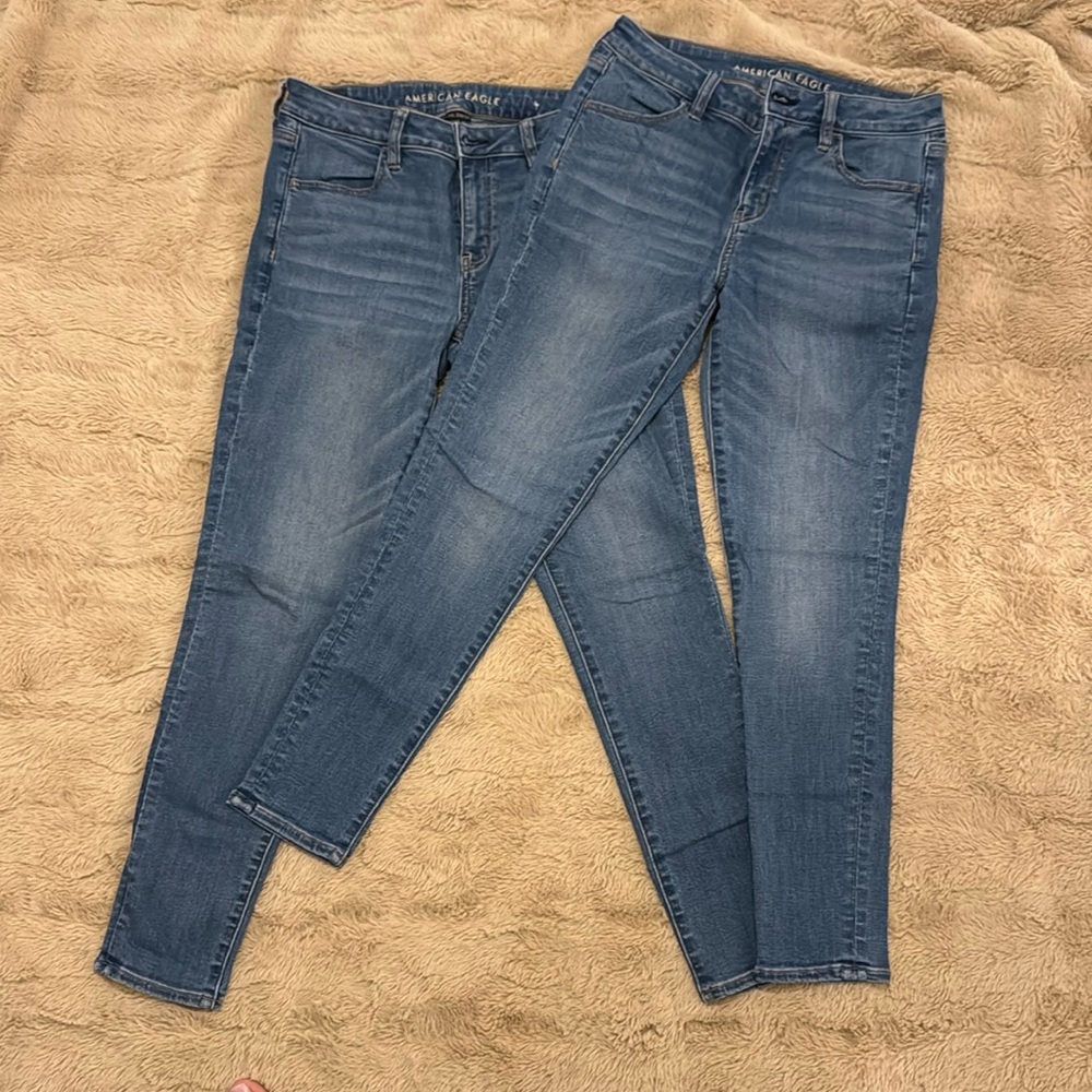 American Eagle Next Level Stretch Jegging; size 10